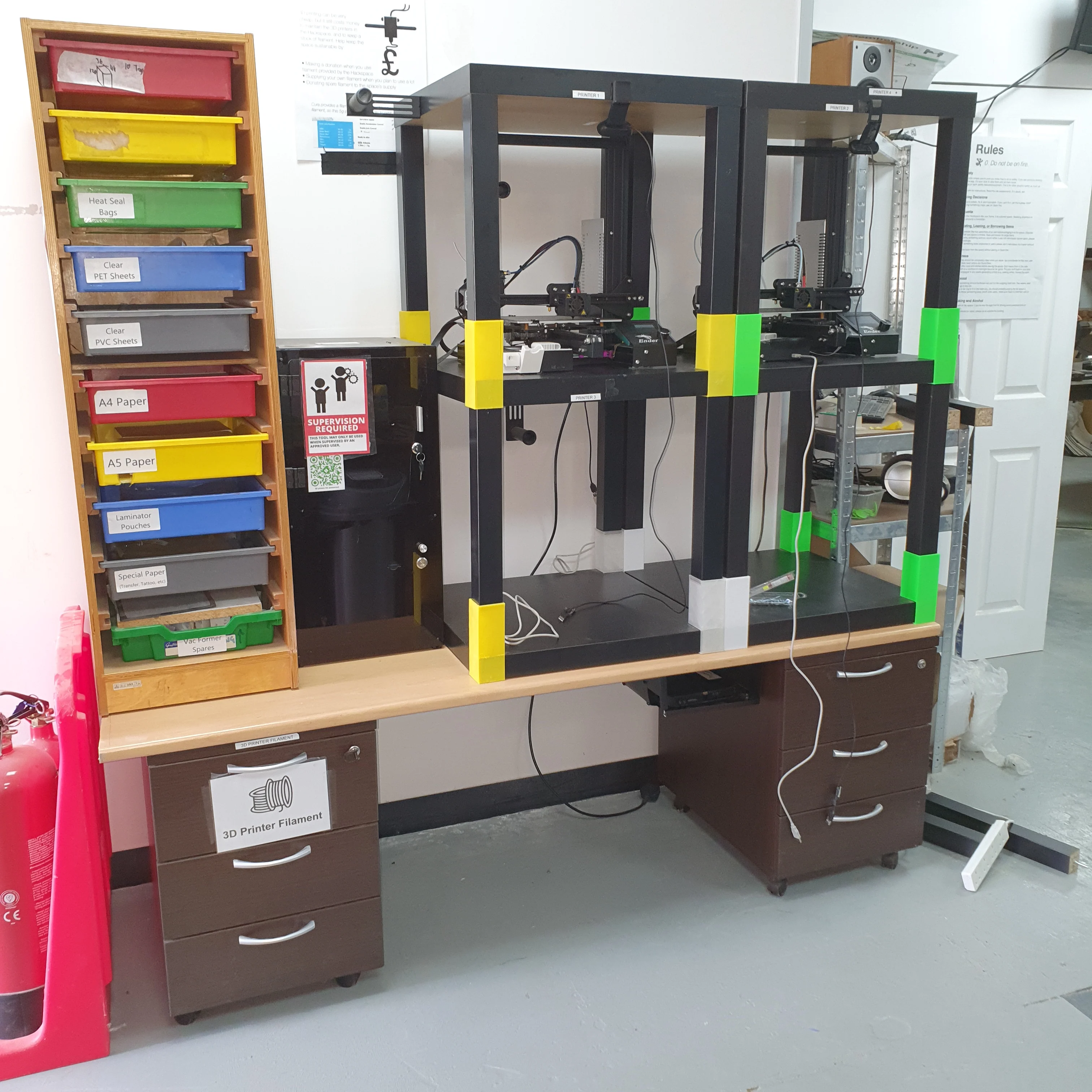 The Hackspace 3D Printers