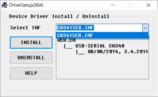 CH340 installer